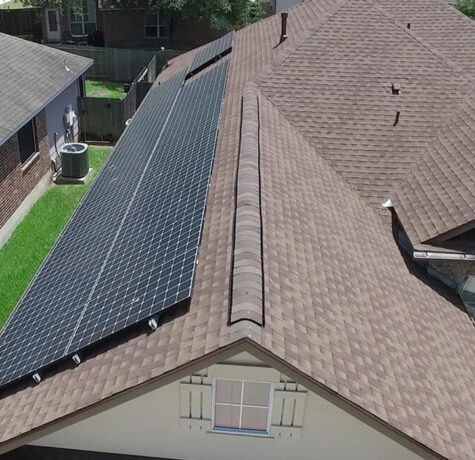 Example of Asphalt Roof Construction Performed by Live Oak Roofing in Universal City, Texas