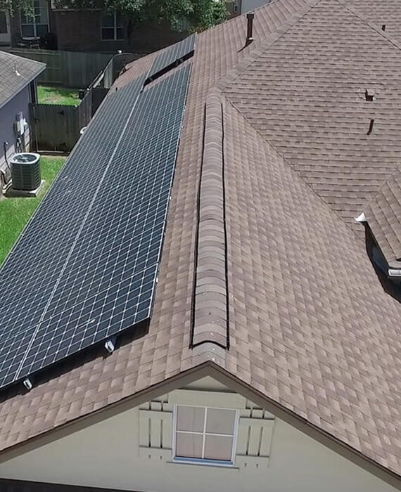 Example of Asphalt Roof Construction Performed by Live Oak Roofing in Universal City, Texas
