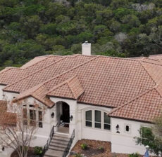 Example of Tile Roof Construction Performed by Live Oak Roofing in Helotes, Texas