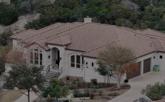 Example of Tile Roof Construction Performed by Live Oak Roofing in Helotes, Texas