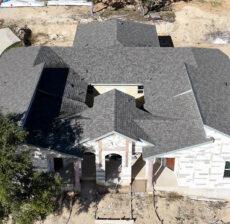 Example of Asphalt Roof Construction Performed by Live Oak Roofing in Bulverde, Texas