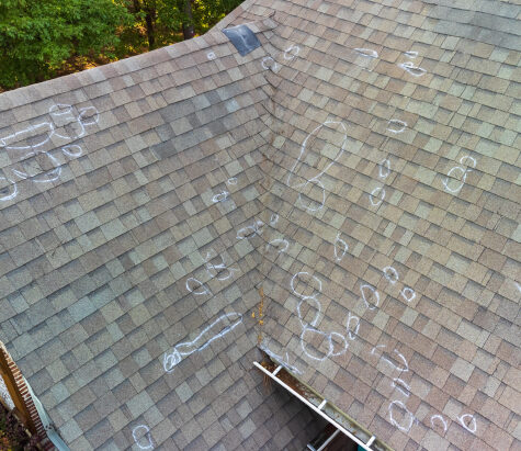Damage to Roof Identified During Live Oak Roofing Emergency Storm Services