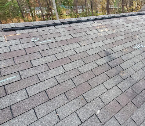 Example of Roof Damage Identification During Roof Inspection