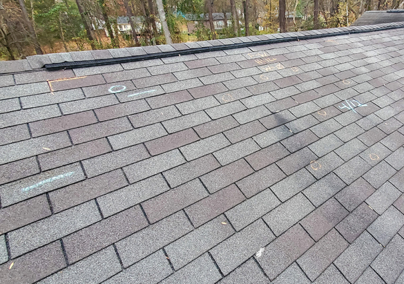 Example of Roof Damage Identification During Roof Inspection