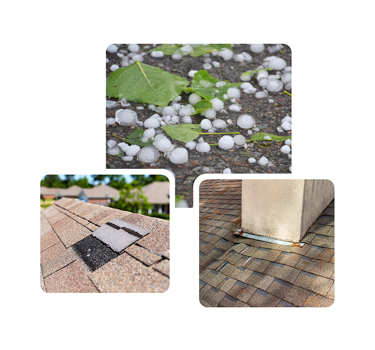 Examples of Damage to Roofs